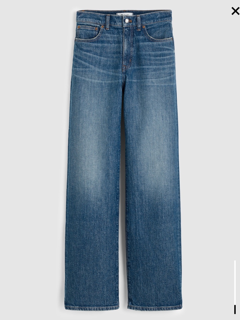 The Perfect Vintage Wide-Leg Jean - Harvey Wash Blue